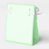 ターコイズグリーン ソフト ペイル ホワイト パステル ソリッド カラー フェイバーボックス (裏面サイド)