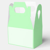 ターコイズグリーン ソフト ペイル ホワイト パステル ソリッド カラー フェイバーボックス (オープン)