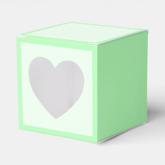 ターコイズグリーン ソフト ペイル ホワイト パステル ソリッド カラー フェイバーボックス (正面サイド)