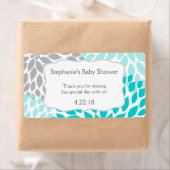 ターコイズグレイMumsウォーターボトルフェイブ ラベル (インサイチュ)