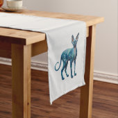 ターコイズグレースフィンクスペイズリー ショートテーブルランナー (インサイチュ)