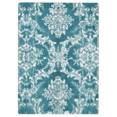 ターコイズグンジーダマスパターンカスタム文字 クリップボード (裏面)