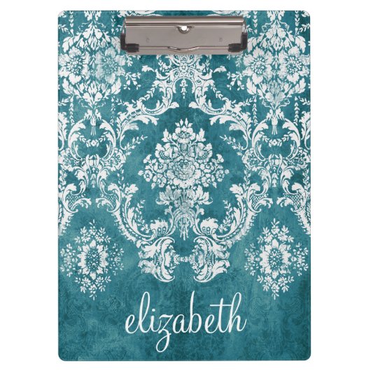 ターコイズグンジーダマスパターンカスタム文字 クリップボード (正面)