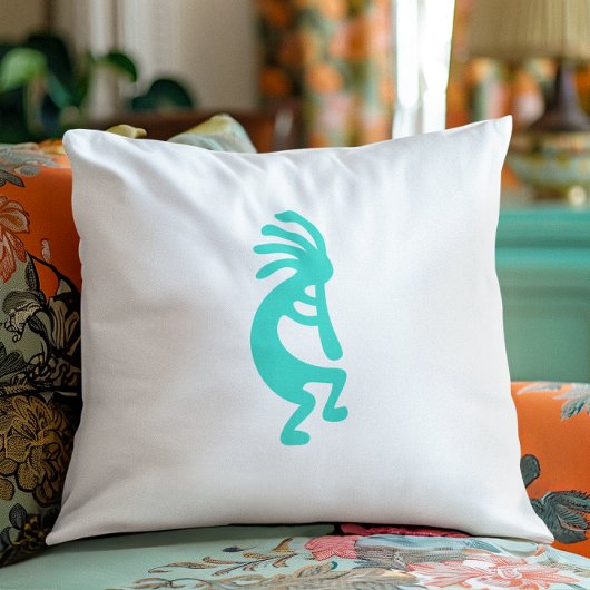 ターコイズココペリ クッション