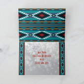 ターコイズココペリ ホリデーカード (内部)