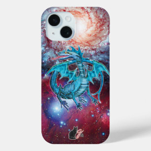 ターコイズコズミックドラゴンケースメイトiPhoneケース iPhone 15ケース