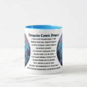 ターコイズコズミックドラゴン マグカップ (中央)