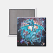 ターコイズコズミックドラゴン マグネット (正面/裏面)