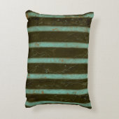 ターコイズコンテンポラリーエア格子 アクセントクッション (裏面(縦))