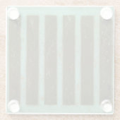 ターコイズコンテンポラリーエア格子 ガラスコースター (裏面)