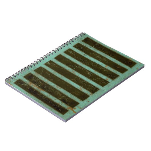 ターコイズコンテンポラリーエア格子 ノートブック (左側)