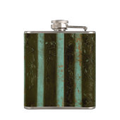 ターコイズコンテンポラリーエア格子 フラスク (裏面)