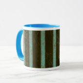 ターコイズコンテンポラリーエア格子 マグカップ (正面左)