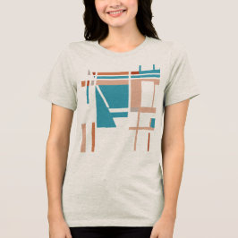 ターコイズコーラルラストタウペMCMインスパイアクスクウェア トライブレンドTシャツ
