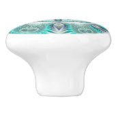ターコイズコーラルリーフマンダラ セラミックノブ (側面)