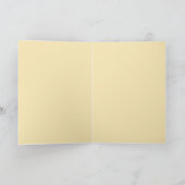 ターコイズゴールドモノグラム感謝カード サンキューカード (内部)