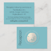 ターコイズサンドド結婚ルのエンクロージャカード エンクロージャーカード (正面/裏面)