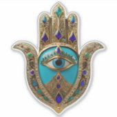 ターコイズサードアイハムザ シール (正面)