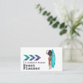 ターコイズサーファーチケットイベントプランナー 名刺 (スタンド正面)