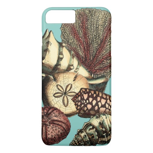 ターコイズシェルアンドレッドコーラルコレクション Case-Mate iPhoneケース (裏面)