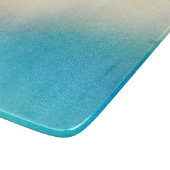 ターコイズシックホワイトアクアブルー カッティングボード (角)