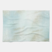 ターコイズシャビーピーコック キッチンタオル (横)