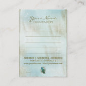 ターコイズシャビーピーコック 名刺 (裏面)