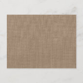 ターコイズシーオースパー Burlap ビーチウェディングコレクション エンクロージャーカード (裏面)