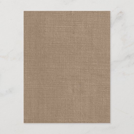 ターコイズシーオールズバーラップビーチ結婚式コレクション エンクロージャーカード (裏面)