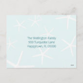 ターコイズシーズホリデーニューイヤーフォトポストカード シーズンポストカード (裏面)