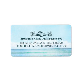 ターコイズシービーチ結婚式 ラベル