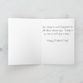 ターコイズシーホワイトスワールズマザーズデイカード カード (内部)