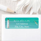 ターコイズシーライトハウスアドレス返却ラベル ラベル (インサイチュ)