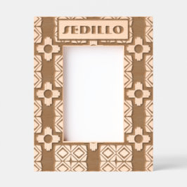 ターコイズジアトライバルブラウンタン レーザー彫刻フレーム