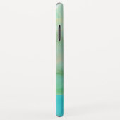 ターコイズジェムストーンウォーターカラーゲード Case-Mate iPhoneケース (裏面/右)