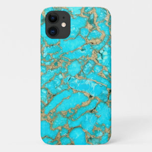 ターコイズジェムストーンiPhoneケース iPhone 11 ケース