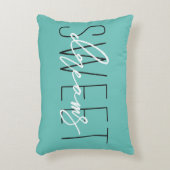 ターコイズスイートドリームズベッドルームスロー アクセントクッション (正面(垂直))