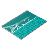 ターコイズスクエア;パリ ノートブック (左側)