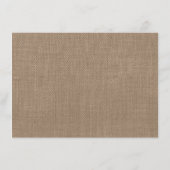 ターコイズスターフィッシュバーラップビーチベビーシャワー アドバイスカード (裏面)