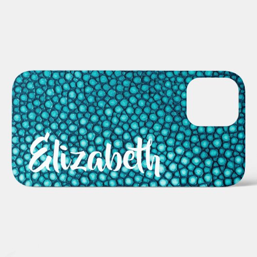 ターコイズスティングレイ Case-Mate iPhoneケース (裏面 (横))