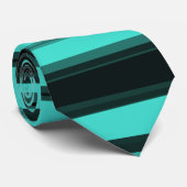 ターコイズストライプからブラックネクタイまでの色合いの ネクタイ (ロール)