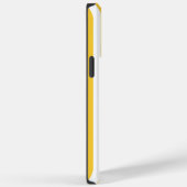 ターコイズストライプと黄色の渦巻き Case-Mate iPhoneケース (裏面 / 右)