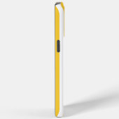 ターコイズストライプと黄色の渦巻き Case-Mate iPhoneケース (裏面 / 右)