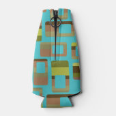 ターコイズストライプの長方形 ボトルクーラー (裏面)