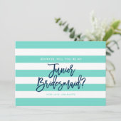 ターコイズストライプは僕の後輩の花嫁になるだろうな 招待状 (スタンド正面)