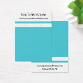 ターコイズストライプイヤリングホルダー表示カード (デスク)