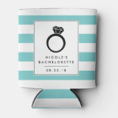 ターコイズストライプ |バチェロレッテ 缶クーラー (正面)