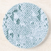 ターコイズスネークスキン コースター (正面)