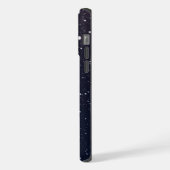 ターコイズスパークルめのうビーズ iPhoneケース (左側面)