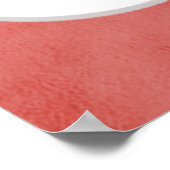 ターコイズスペインのアンドコーラルブライダルシャワーウェルカム ポスター (角)